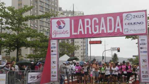Santos abre vagas gratuitas para Corrida Feminina Afrodite; saiba como se inscrever - Imagem: reprodução Prefeitura de Santos