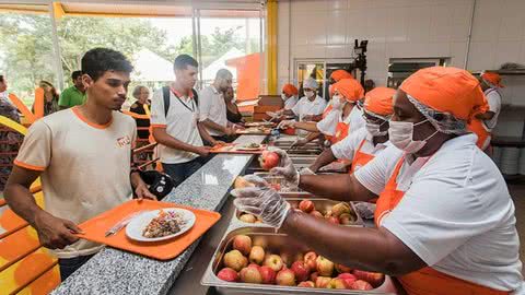 O serviço oferece café da manhã e almoço para a população - Imagem: Creative Commons