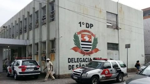 39º Batalhão da Polícia Militar de São Vicente - Reprodução: Silvio Muniz /G1