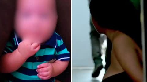 padrasto é apreendido após agredir enteado de dois anos em São Vicente - Imagem: Reprodução g1/ Arquivo pessoal/TV Tribuna