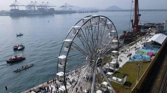 Parque Valongo inaugurado na última sexta-feira (05) - Imagem: Reprodução/ Folha UOL