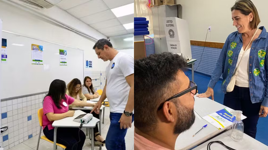 Para votar, é necessário comprovar a identidade com um documento oficial com foto - Imagem: Vanessa Rodrigues/ Jornal A Tribuna/ Marcela Pierotti/ TV Tribuna