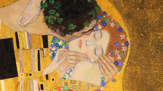 O Beijo, de Gustav Klimt - Imagem: Divulgação/ Folha de S. Paulo
