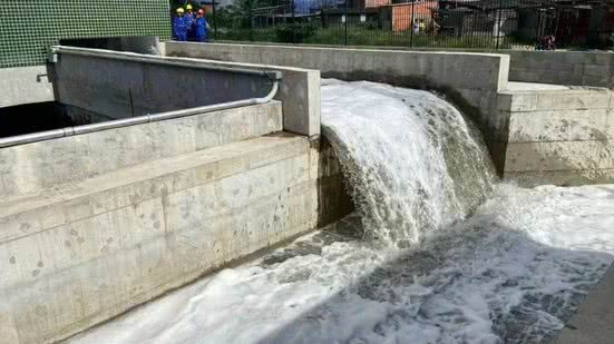 A estação elevatória tem como objetivo minimizar o problema crônico das enchentes na Zona Noroeste - Imagem: Divulgação/ Katharina Garcia/ AT
