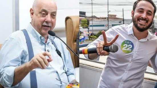 Fuad Noman (à esquerda) tem 77 anos e Lucas Sanches (à direita) 28 - Imagem: Redes Sociais