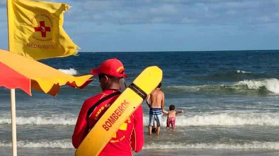 O acidente levanta a discussão sobre segurança no mar em áreas sem salva-vidas - Imagem: Divulgação/ SESP