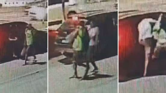 Homicídio de ambulante em Santos: vídeo mostra momento do sequestro na ponta da praia - Imagem: Reprodução/ Redes Sociais