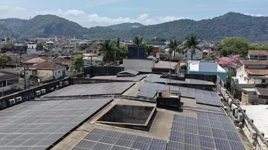 Hospital de Santos adota energia solar para modernizar consumo de energia - Imagem: Divulgação/ Prefeitura de Santos
