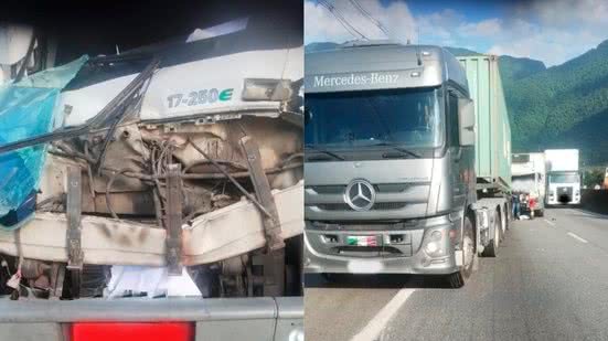 O SAI opera normalmente (5x5), com descida da serra realizada pela pista sul da via Anchieta e da rodovia dos Imigrantes - Imagem: Divulgação/ Artesp/ Costa Norte