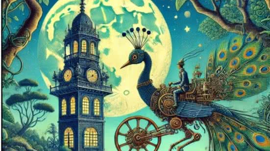 O “Pavão Misterioso”, história do cordel brasileiro (Imagem por IA) - Imagem: Divulgação