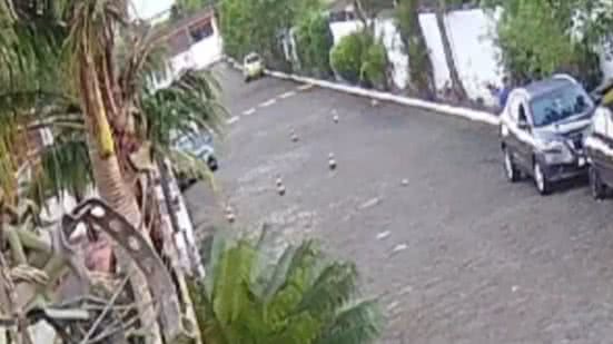 Imagens das câmeras de monitoramento - Imagem: Reprodução/g1