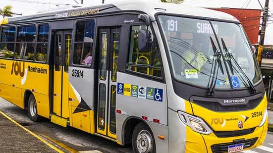 Ônibus municipais - Imagem: Reprodução/Prefeitura de Itanhaém