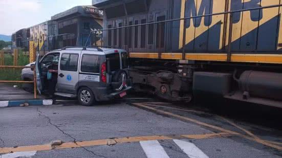 A Prefeitura de Guarujá informou que o Samu não foi necessário e a situação foi controlada pela Polícia Militar - Imagem: Reprodução/Daniel Gois/A Tribuna