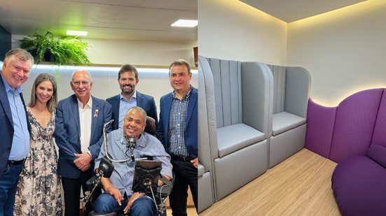 Com a nova sala, a estação Santa Cruz também oferece um Centro de Informação para atender pessoas com deficiência e suas necessidades - Imagem: Divulgação