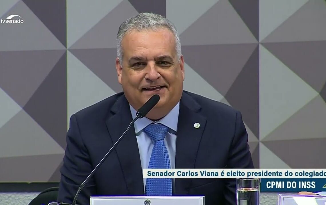 Senador Calos Viana é eleito presidente da CPMI do INSS — Senado Notícias