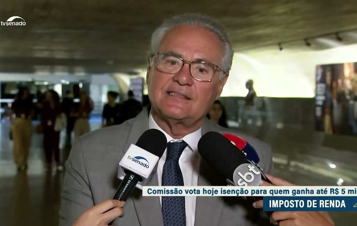 Renan Calheiros destaca impacto de projeto que isenta IR para até R$ 5 mil — Senado Notícias