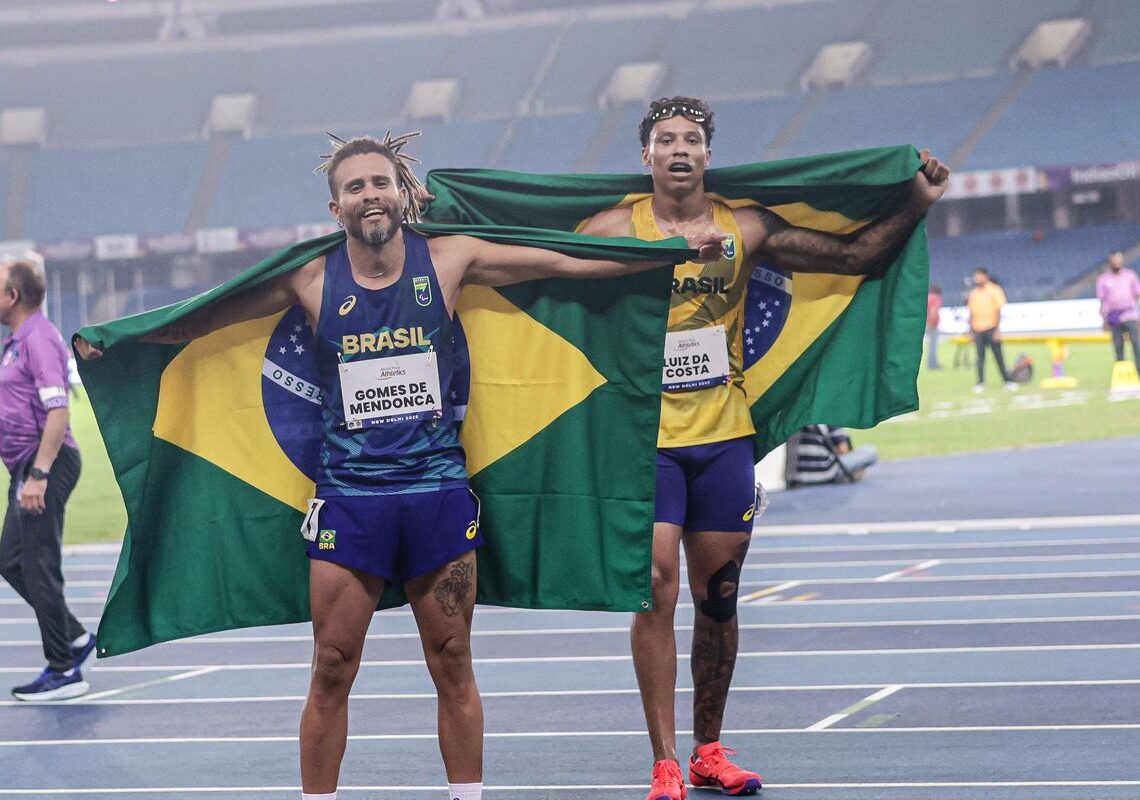 Brasil leva 6 medalhas no 2º dia do Mundial de atletismo paralímpico