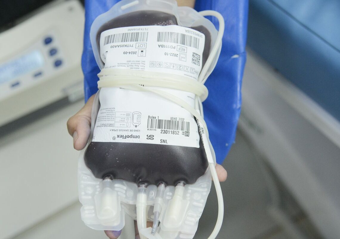 Estoque de sangue O negativo está crítico em hemocentro de Brasília
