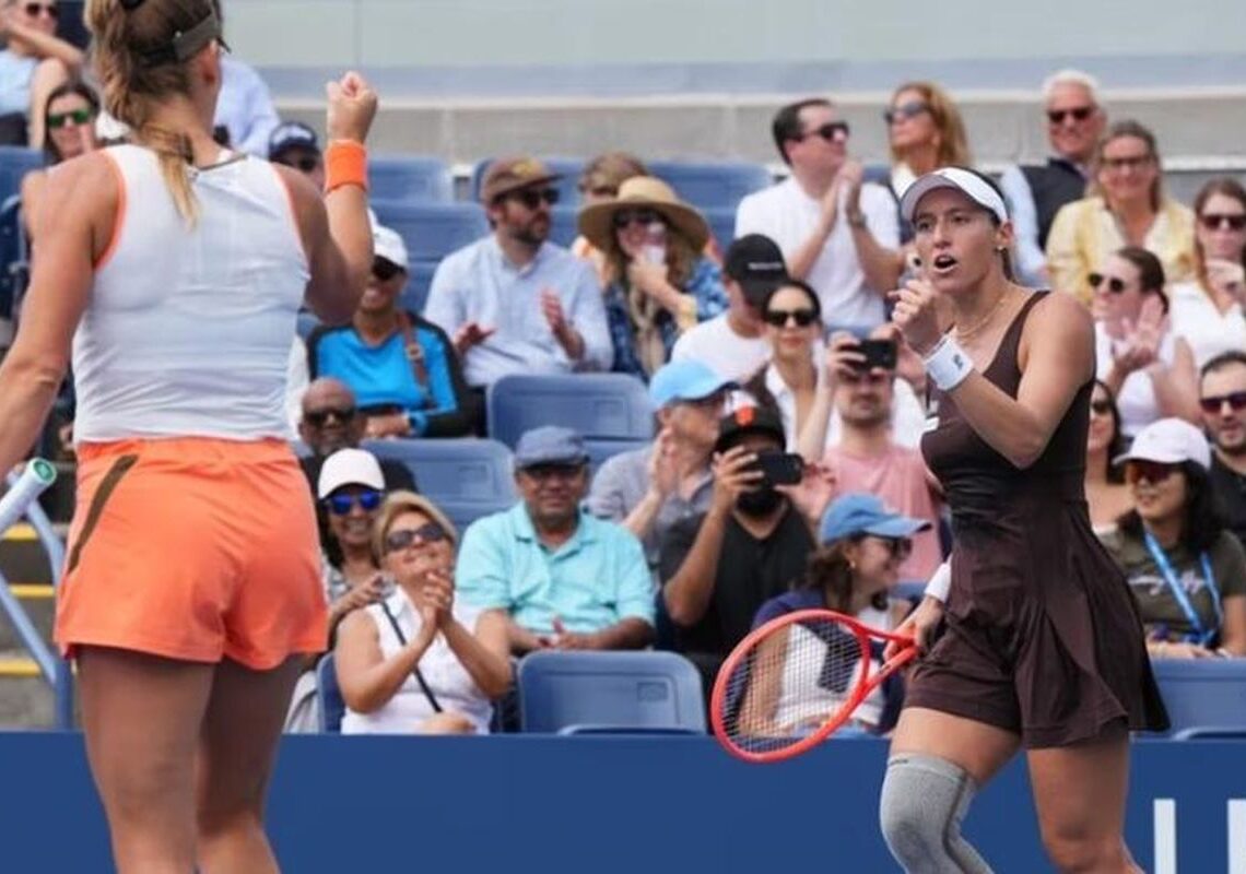 Dupla de Luisa Stefani vence 3ª seguida e vai às quartas do US Open