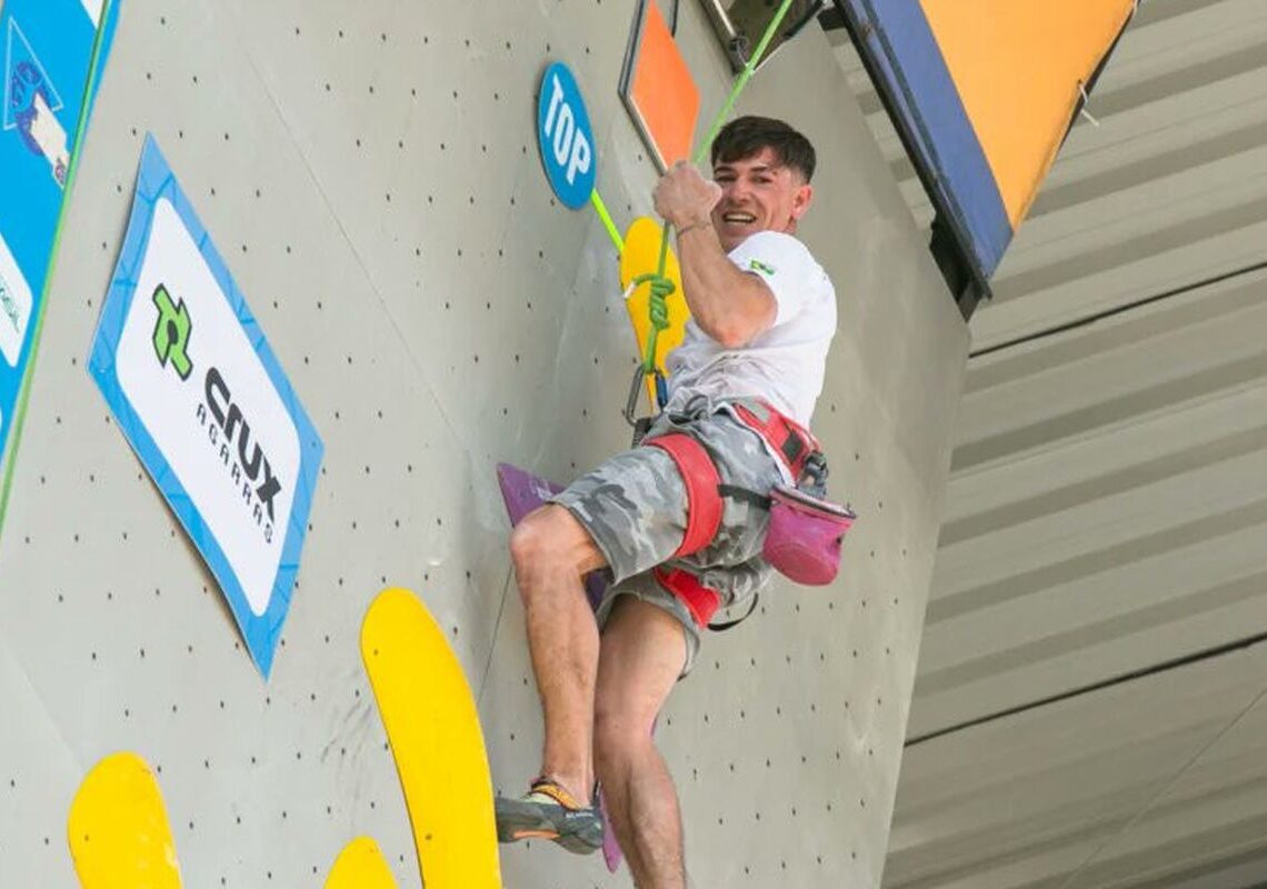 Eduardo Schaus conquista prata no Mundial de escalada paralímpica