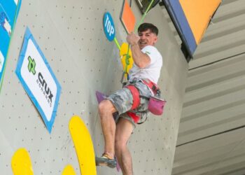 Eduardo Schaus conquista prata no Mundial de escalada paralímpica