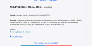 O Senado abriu consulta sobre a anistia? — Senado Notícias