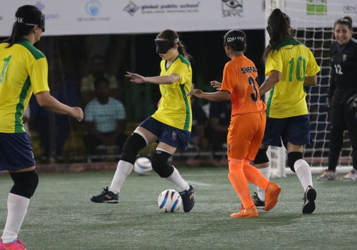 Brasil estreia com vitória na Copa do Mundo de futebol de cegas