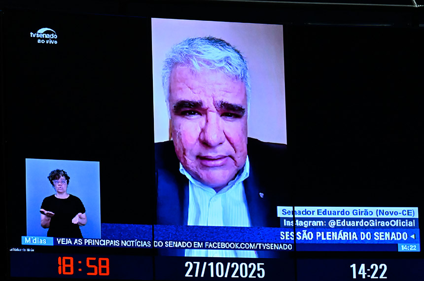 Girão defende redução de mandato de senador para cinco anos — Senado Notícias