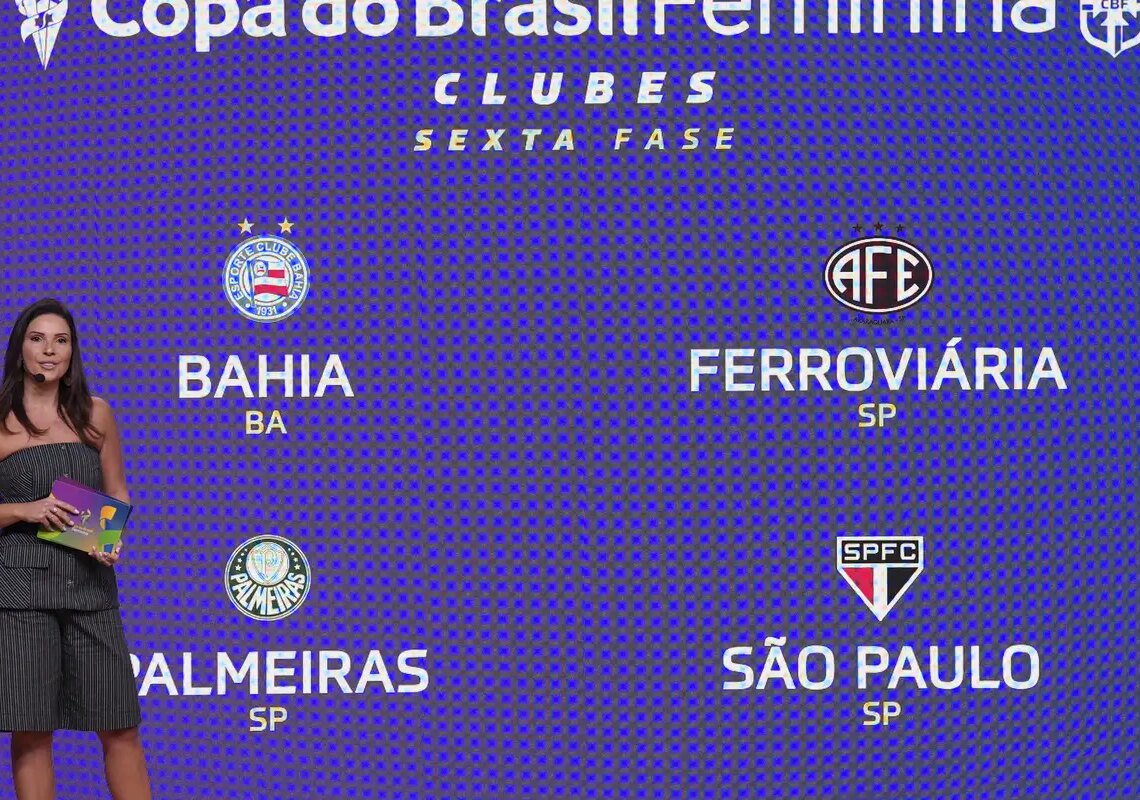 CBF sorteia confrontos das semifinais da Copa do Brasil Feminina