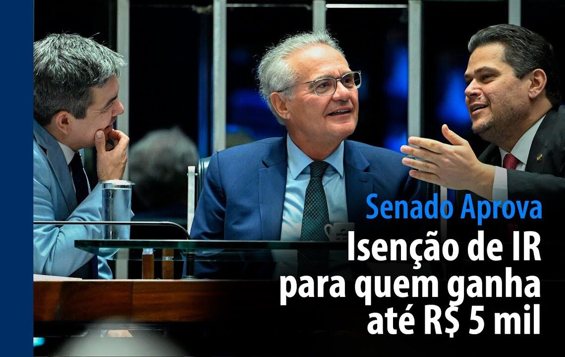 Isenção de IR para quem ganha até R$ 5 mil — Senado Notícias