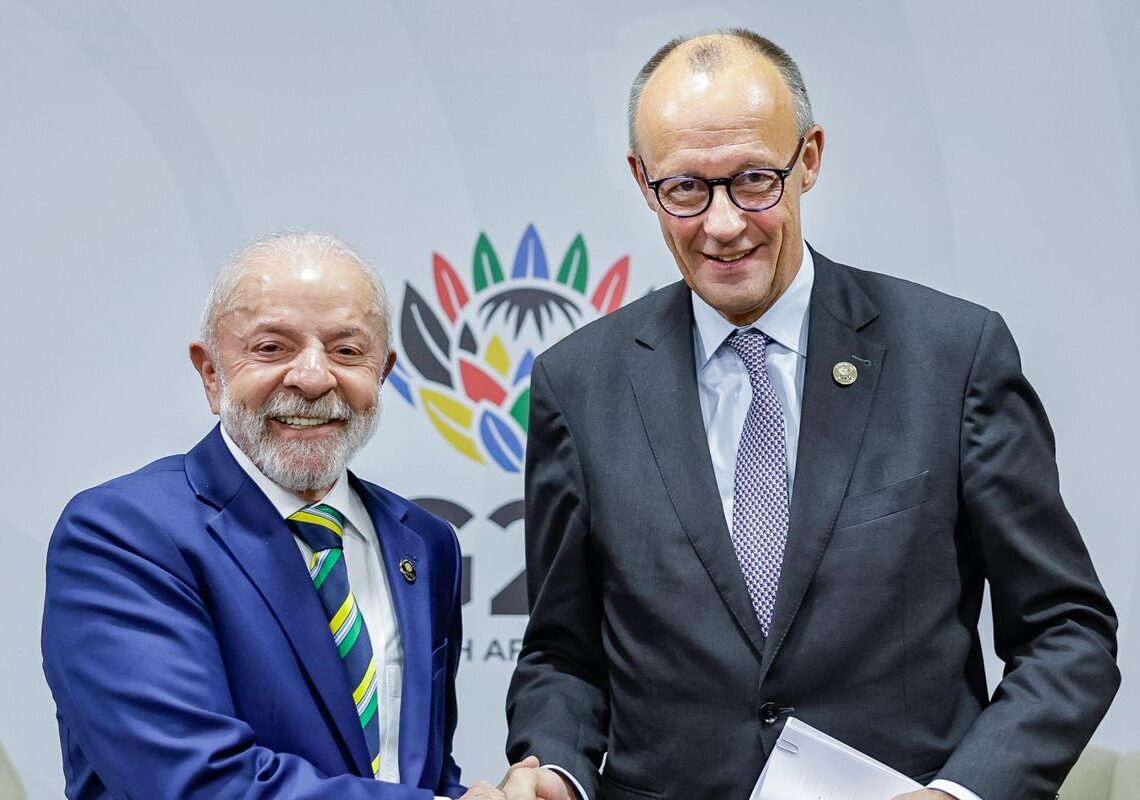 Após mal-estar sobre críticas a Belém, Lula se reúne com premiê alemão