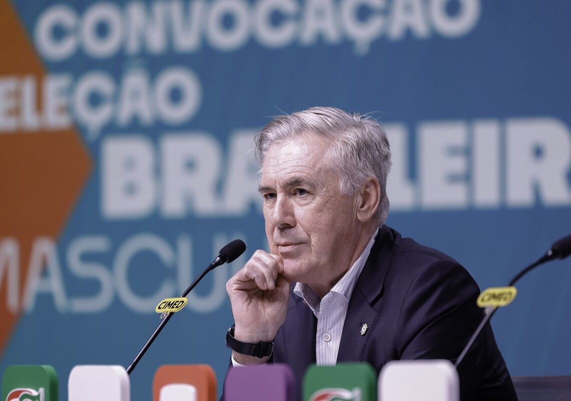 Carlo Ancelotti convoca seleção para dois últimos amistosos de 2025