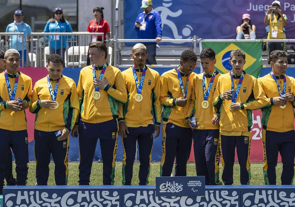 Brasil encerra Parapan de Jovens na liderança do quadro de medalhas