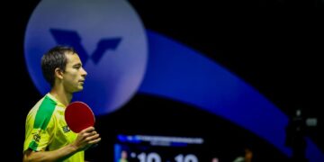 Calderano e Bruna Takahashi de despedem de WTT Champion Frankfurt