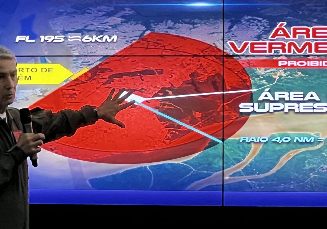 Cúpula de líderes da COP30 terá restrição de voos, caças e anti-drones