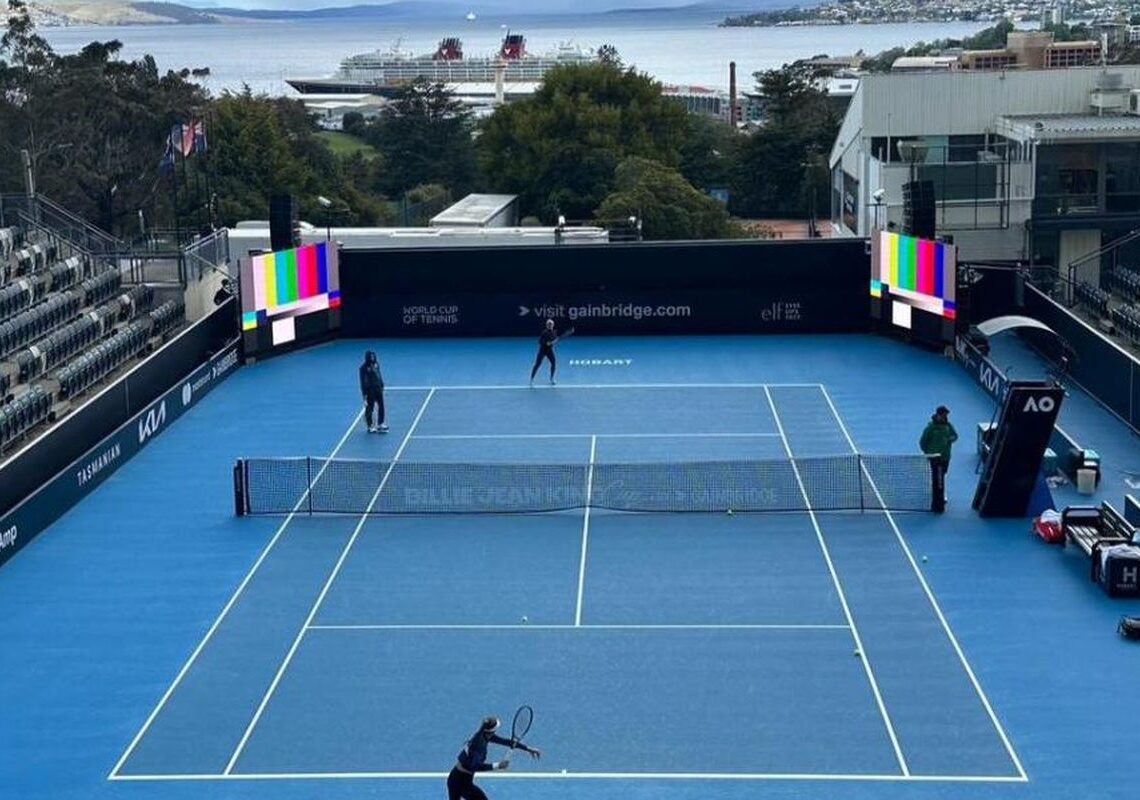 Brasil faz 1º treino para esteia nos playoffs da Billie Jean King Cup