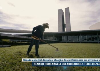 Profissionais terceirizados do Senado são homenageados em sessão especial — Senado Notícias
