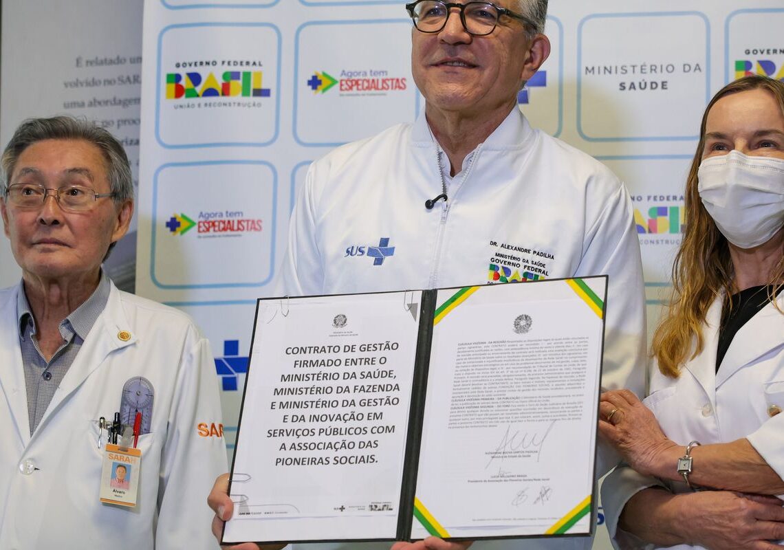 Ministério da Saúde renova contrato com Rede Sarah por R$ 7,5 bilhões