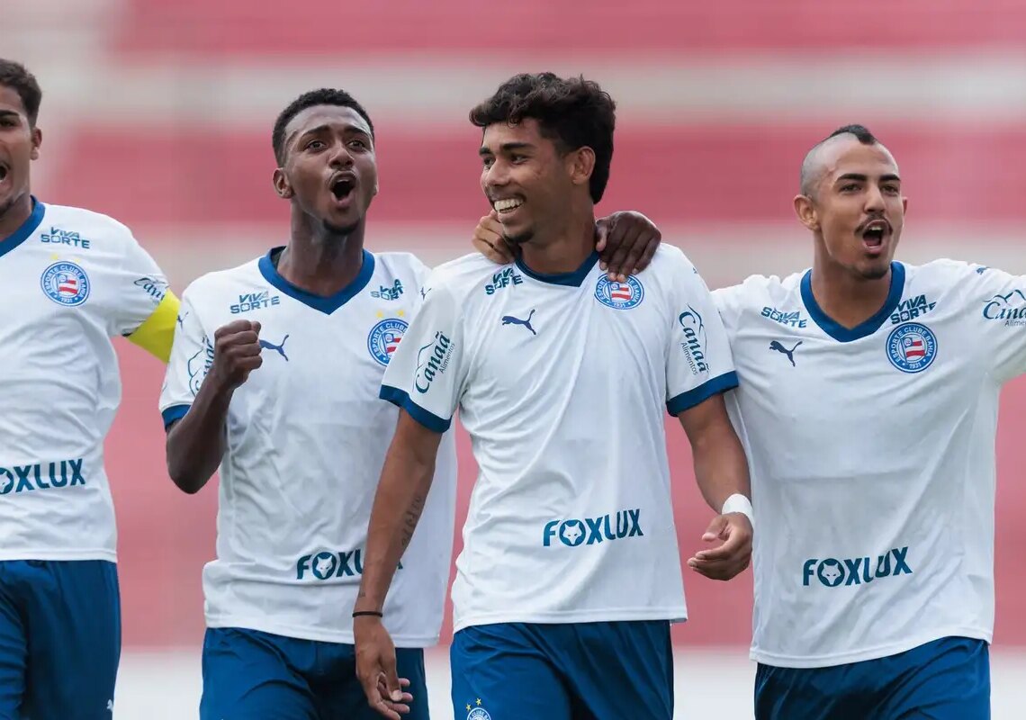 Bahia goleia Inter de Limeira na estreia da Copa SP de futebol júnior