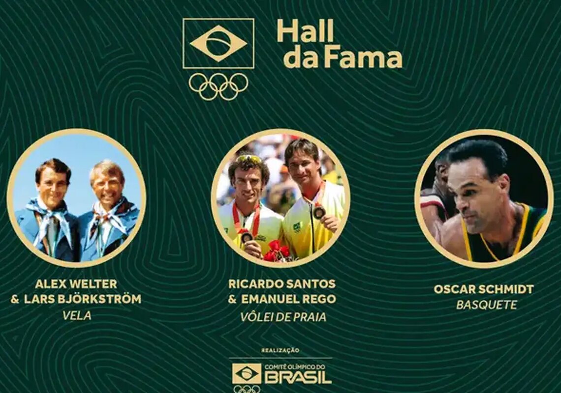 COB anuncia os atletas que serão homenageados este ano no Hall da Fama