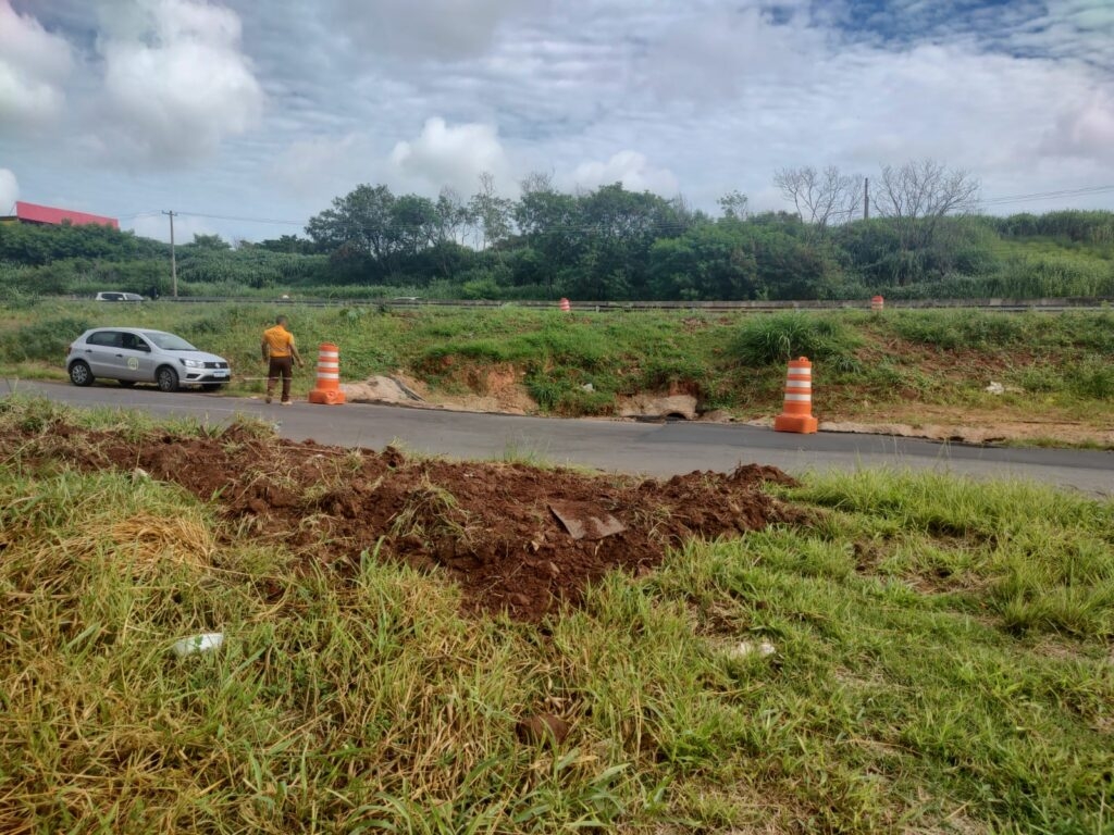 Rodovias do Tietê começa obra de drenagem na SP-101, em Hortolândia, na altura do Jd. Ricardo – Prefeitura de Hortolândia