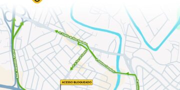 Obras da Concessionária Eixo na SP-304 alteram o trânsito na região do bairro Santa Teresinha, em Piracicaba