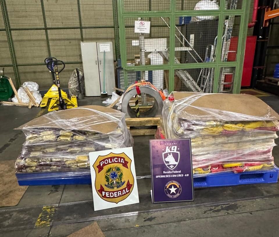 PF apreende 570 kg de cocaína em carga de café em Viracopos