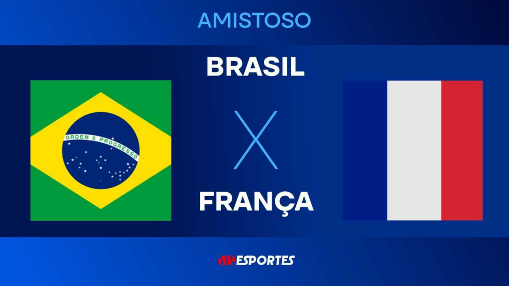 Brasil x França: confira a transmissão da Jovem Pan ao vivo