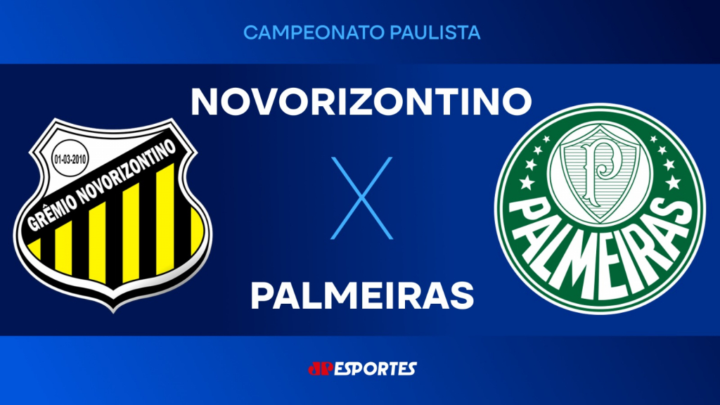 Novorizontino x Palmeiras: confira a transmissão da Jovem Pan ao vivo