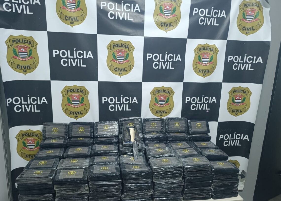 Polícia prende motorista com 225 kg de cocaína em Campinas