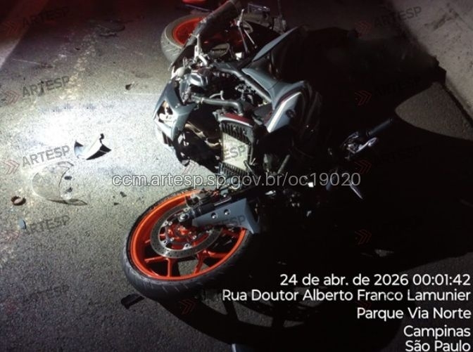 Acidentes com motociclistas deixam feridos graves nas rodovias Anhanguera e Bandeirantes em Campinas