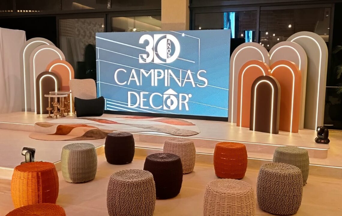 Campinas Decor comemora 30 anos com mostra inédita no Royal Trade Center