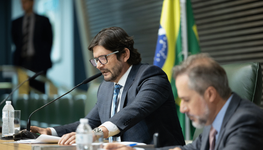 Tarcísio busca Flávio e Eduardo Bolsonaro por André do Prado no Senado