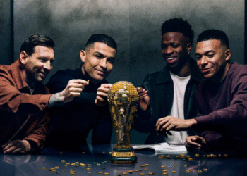 Lego lança comercial da Copa com Messi, CR7, Mbappé e Vini Jr.; assista